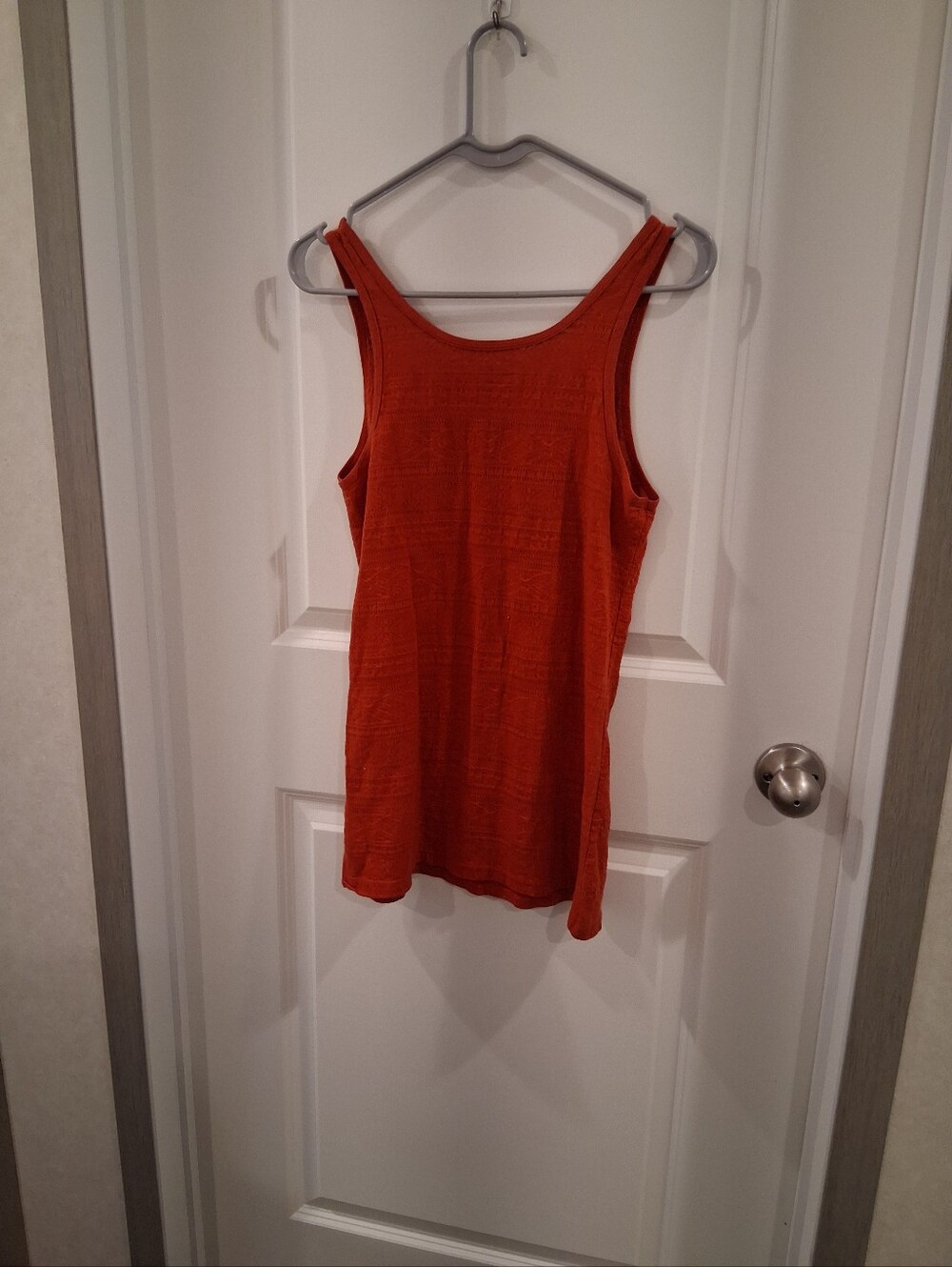Mossimo Supply Co. Red Scoop Neck Tank - Picture 3 of 3